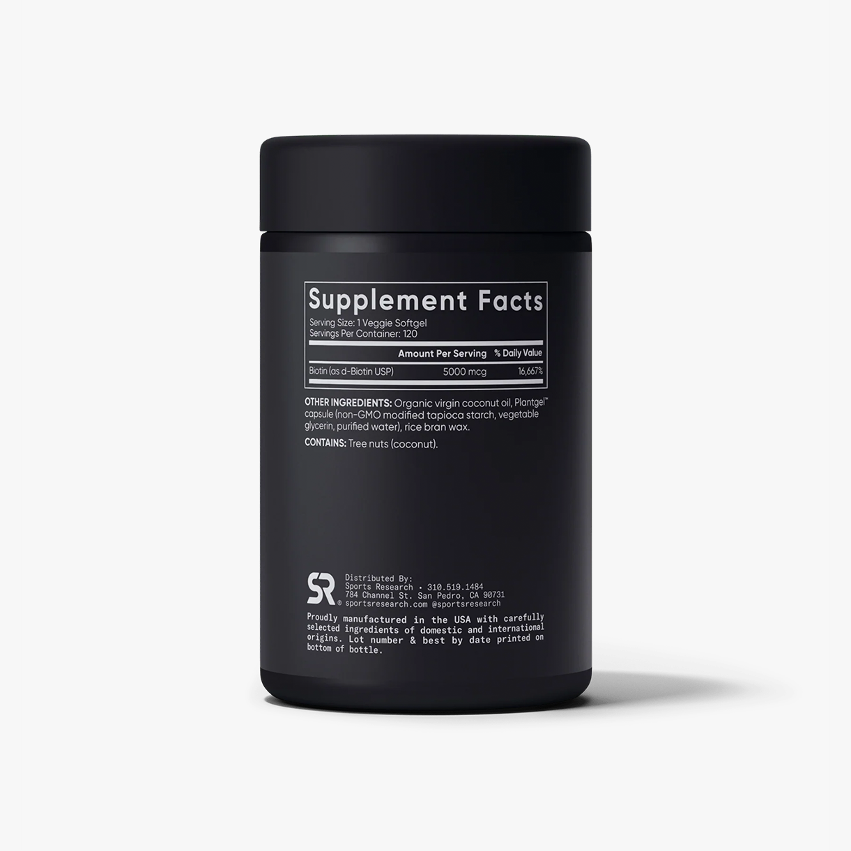 Biotina con Aceite de Coco Orgánico