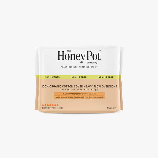 Honey Pot - Toallas Sanitarias Flujo Abundante Nocturnas